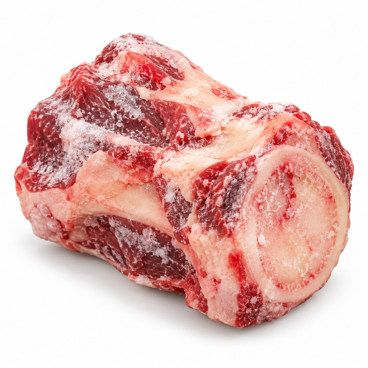 Fresh lamb curry pieces in a butcher's tray