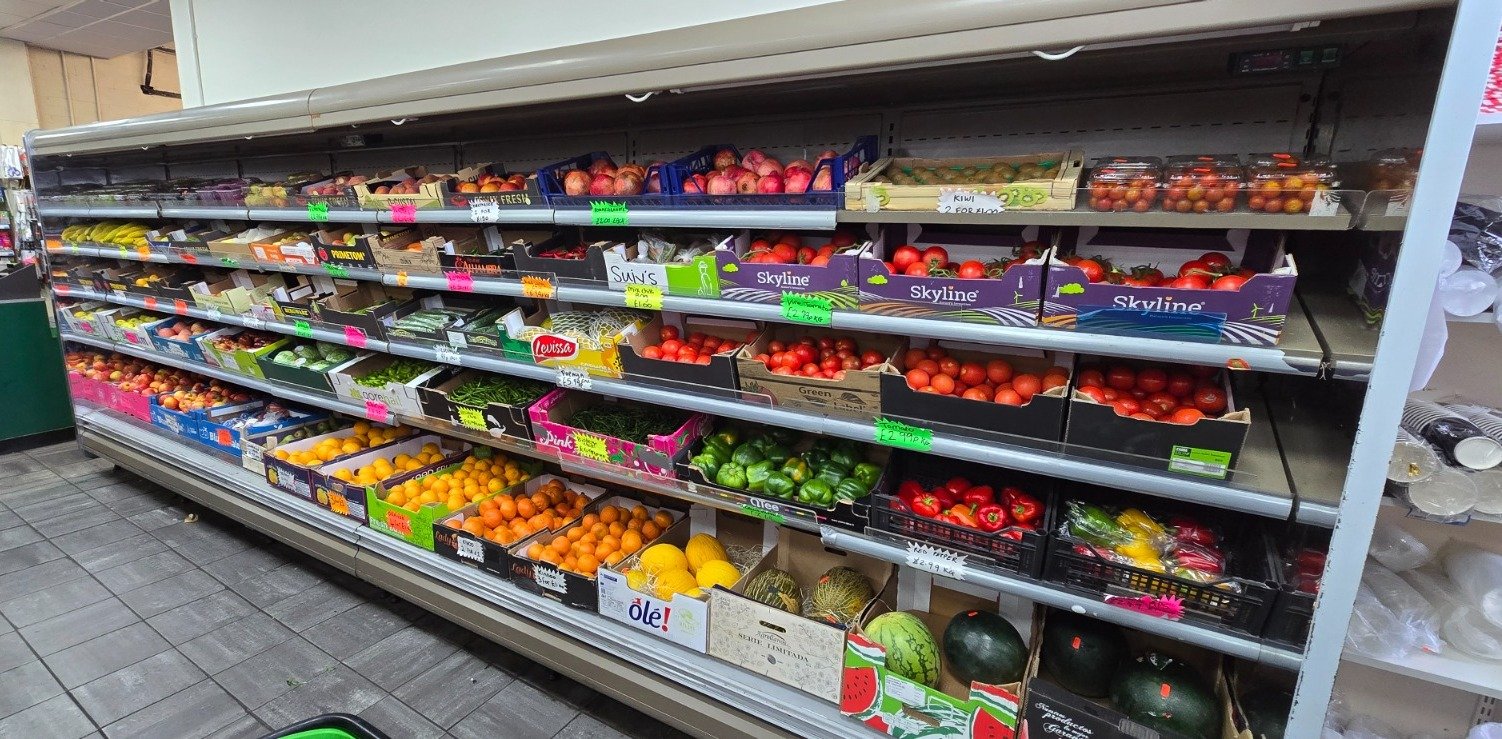 Fresh fruit and vegetables at NH Foods