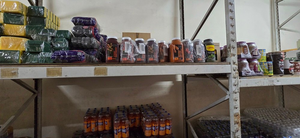 Pickles and sauces stocked on store shelves